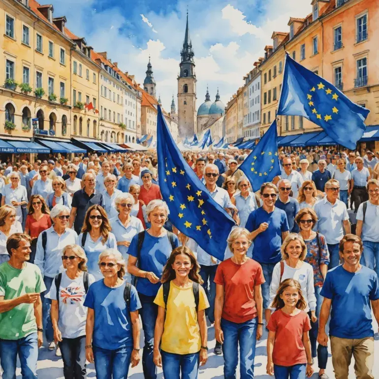 Steagurile Europei Flutură pentru Mine: Sărbătorește Unitatea cu Pasiunea Mea pentru Drapele!